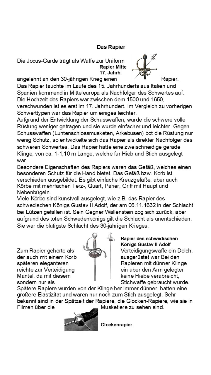 Das Rapier 1