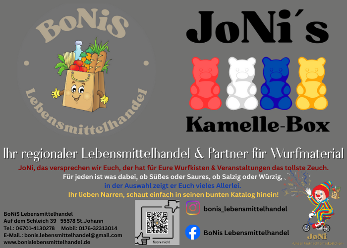 BoNiS Lebensmittelhandel Werbung
